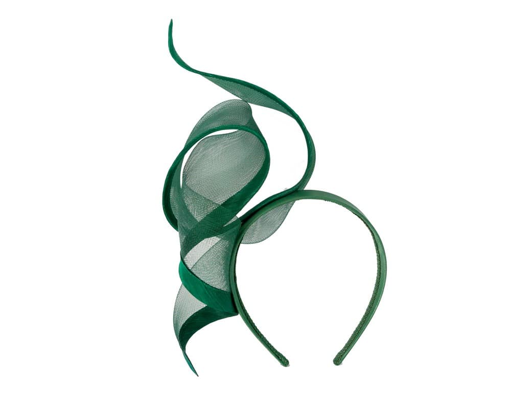 Bespoke Dark Green Racing Fascinator By Fillies Collection