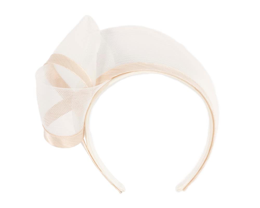 Cream Headband Fascinator By Fillies Collection
